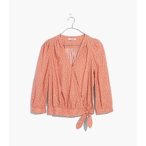 NWT Madewell Wrap Top in Scatter